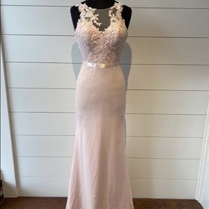 Ashley & Justin Pink Bridesmaid Dress